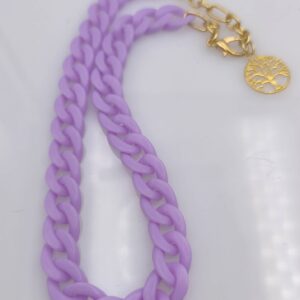 collier chaine parme