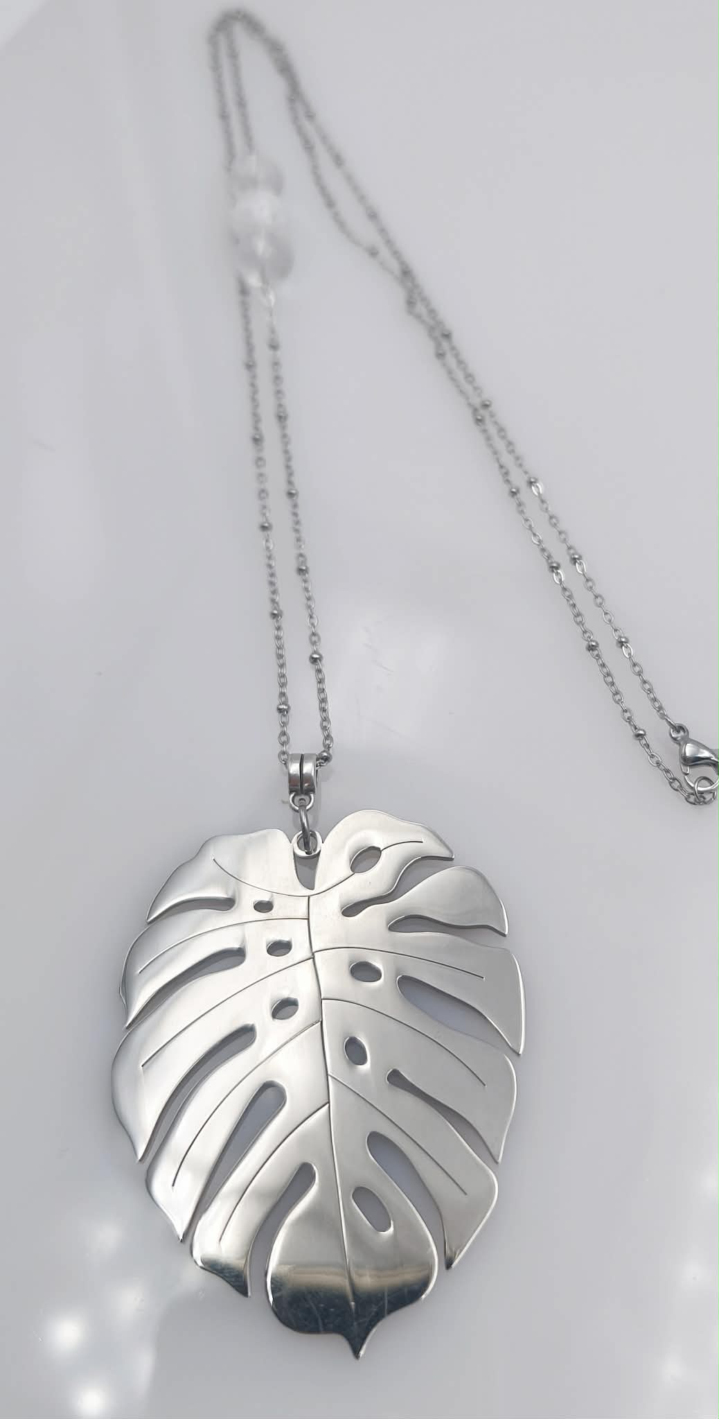 sautoir argenté sautoir argenté