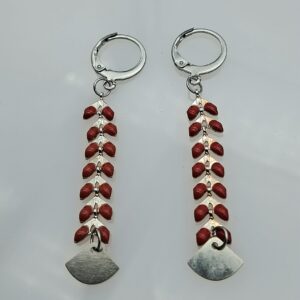 boucles Épi couleur noir et argent (copie)
