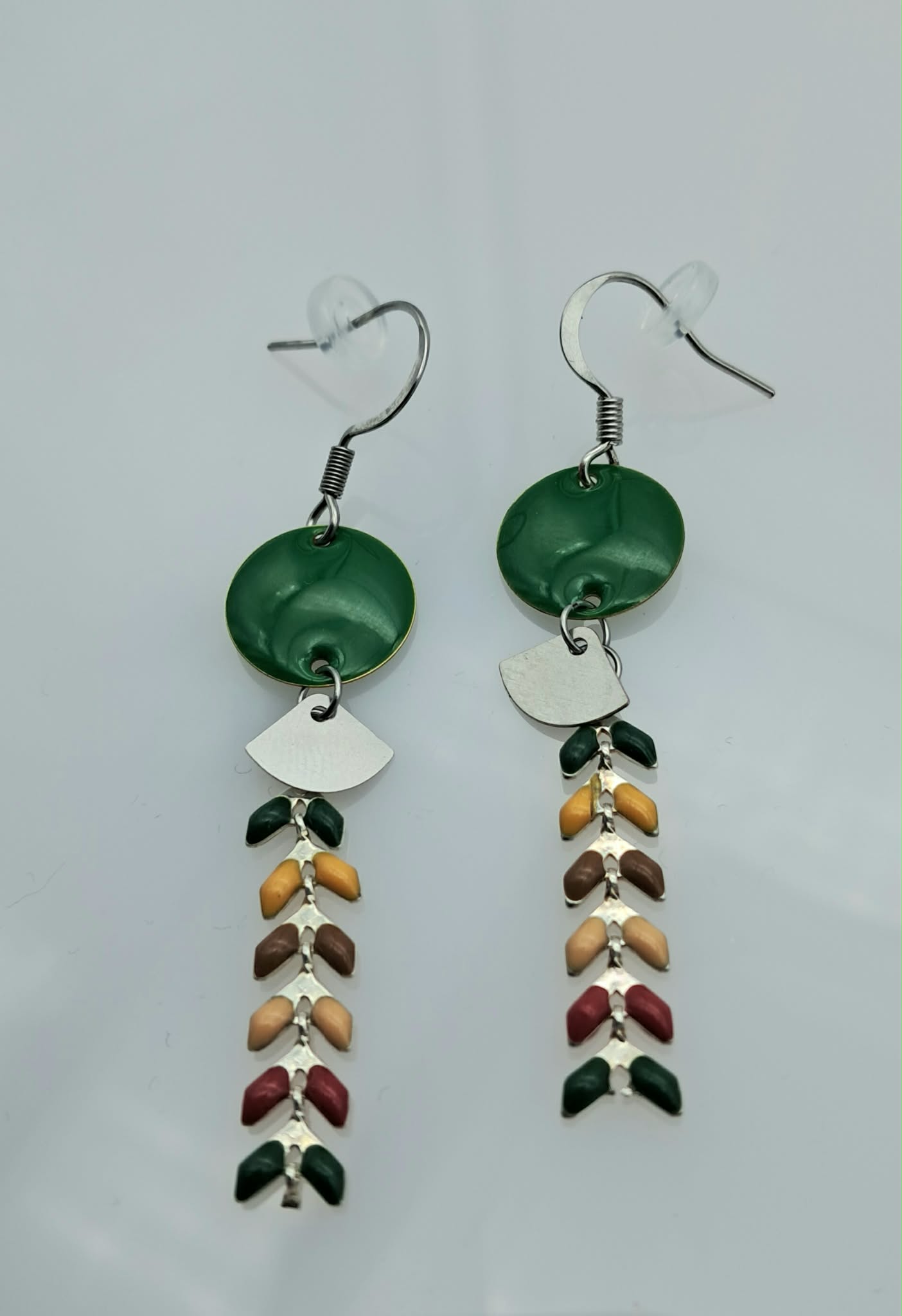boucles Épi en camaïeu de brun boucles Épi en camaïeu de brun