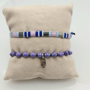 duo de bracelets rose poudré (copie)